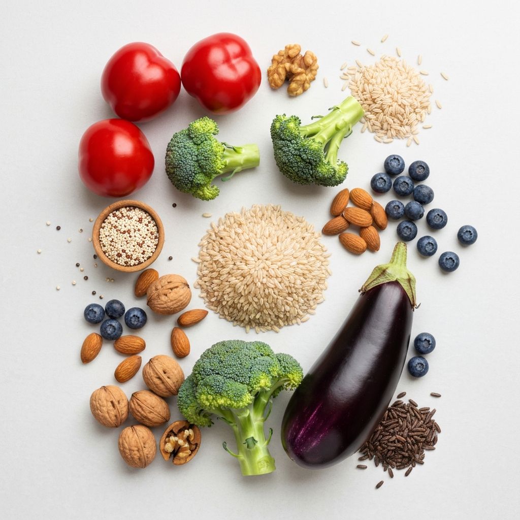 Nutrient-dense foods arrangement